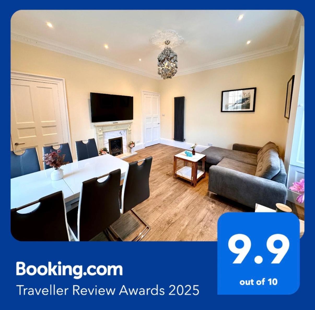 Georgian Luxury Apartment - Superfast Wifi - Parking Available Единбург Екстериор снимка